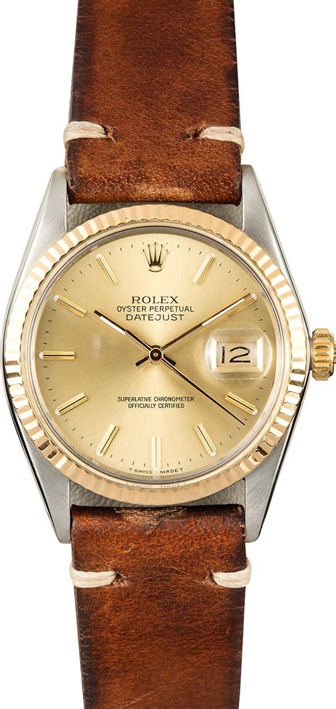 rolex datejust armband kürzen|rolex datejust leather band.